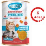 Moochie 135 ml Et Sulu Somon Balkabağı Kısır Kedi Çorbası