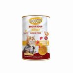 Moochie 135 ml Et Suyu İçerisinde Karidesli ve Ton Balıklı Çorba Yetişkin Kedi Ödülü