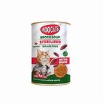 Moochie 135 ml Et Suyu İçerisinde Ördekli Çorba Kısır Kedi Ödülü
