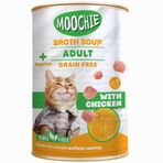 Moochie 135 ml Et Suyu İçerisinde Tavuklu Tahılsız Kedi Çorbası