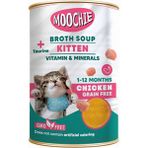 Moochie 135 ml Kitten Et Suyu İçerisinde Tavuklu Tahılsız Yavru Kedi Çorbası