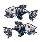 MOOCY 2 adet duvar sanatı Warhawk köpekbalığı kaplan vinil Sticker su geçirmez DIY komik grafik aksesuarları araba kayık kano balıkçı teknesi kamyon Jet Ski Hobie hançer okyanus tekne dekorasyon