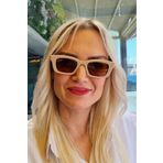Mood Agenda Kadın Elissa Dikdörtgen Kalın Çerçeveli Retro Model Güneş Gözlüğü