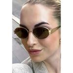 Mood Agenda Kadın Shane Retro Model Oval Metal Çerçeveli Güneş Gözlüğü EXLL00771