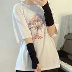 Mood Agenda Unisex Siyah Ikili Tek Parmak Punk Kolluk Eldiven - Standart