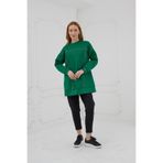 Moodbasic Gümüş İncili Scuba Tunik Zümrüt