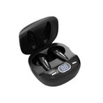 Moodix Kulak İçi Bluetooth Kulaklık, iOS ve Android Uyumlu, LCD Ekranlı, Siyah