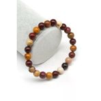 Mookaite Doğal Taş Bileklik 8 Mm Küre Kesim