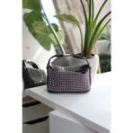 Moom Bag acı kahve zımbalı klips detaylı el omuz çantası