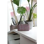 Moom Bag Kadın Pembe Silver Taşlı Abiye Omuz Çantası
