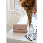 Moom Bag Kadın Pembe Simli Mini Kutu Omuz Çantası