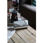 Moom Bag Kadın Silver Çift Kemer Detaylı Abiye El Çantası