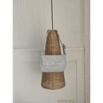 Moom Bag Kadın Silver Toka Detaylı Taş Dokuma Omuz Çantası