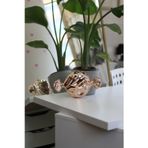 Moom Bag Rose Gold Mika Şeker Görünümlü Zincirli Omuz Çantası