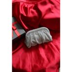 Moom Bag Silver Taş Mini Dokuma Burs Detaylı Abiye Çanta