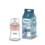MOOMA Kindy Antikolik PP Biberon 150 ml – 0–6 Ay (Yavaş Akış) – Old Rose - Gülkurusu