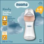 Mooma Kindy Antikolik PP Biberon 250 ml 6- 18 Ay (ORTA AKIŞ) - Old Rose - Gülkurusu