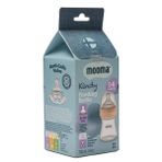 Mooma Kindy Biberon 150 Ml 0-6 Ay Yavaş Akış Gül Kurusu