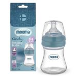 Mooma Kindy Biberon 150 ml 0-6 Ay Yavaş Akış Pastel Mavi