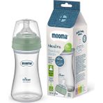 MOOMA Neutra Antikolik Tritan Biberon 250 ml 18 Ay (Hızlı Akış) - Çağla Yeşili