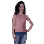 Moomaya Kadın Düz Kolsuz Üst Schiffli Bluz Yaz Günlük Tunik Üstler, Tozlu Pembe, M
