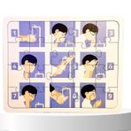 Moon Beavers Islami Ogreniyorum Puzzle Serisi - Erkek Abdest 83017,Islami Egitici Ogretici Ahsap Oyuncak