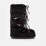 Moon Boot Icon Faux Fur Beads Kadın Bot 80D1408990 - Siyah
