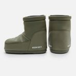 Moon Boot Kadın Kar Botu 14094100-002 Moon Boot Icon Low Nolace Rubber Khaki
