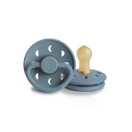 Moon Kauçuk Emzik - Stone Blue 0-6 Ay (3 Adet)