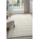 Moon Krem Halı Bukleli Yumuşak Dokulu İskandinav Dokuma Halı Salon Halısı 13815A Krem 160 x 230