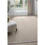 Moon Krem Vizon Halı Bukleli Yumuşak Dokulu İskandinav Dokuma Halı Salon Halısı 13817A Krem Vizon 80 x 300