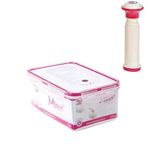 Moon Star Vakumlu hava geçirmez saklama kabı 1,60 LT+Pompa-MVAC182