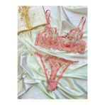 MOONDE TYBM1331160406951 Pembe Dantelli Bralet Takım (Sütyen&tanga)