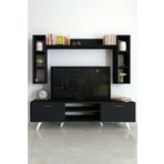 Moonlife Istanbul Dolaplı Tv Ünitesi 2 Siyah