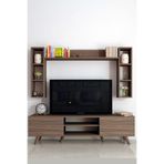 Moonlife Mobilya İstanbul Dolaplı Tv Ünitesi 2 Ceviz
