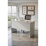 Moonlife Retro Ofis Çalışma Masası Beyaz