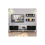 Moonlife Siyah Zümrüt Tv Ünitesi