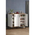 Moonlife Valencia 4 Kapaklı Antre,Hol,Ayakkabılık Beyaz Çam