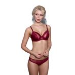 MOONLİGHT 2139 BAYAN BORDO SÜTYEN TAKIM BORDO 80 B