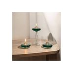 Moonlight Glass Bade Cam Kandil Seti (3 ADET CAM KANDİL - 200 ML KANDİL YAĞI 3 ADET KANDİL FİTİLİ)