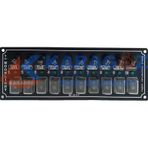 MOONLIGHT YATAY 10'LU SWITCH PANEL SİGORTALI