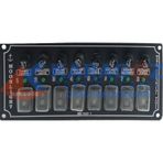MOONLIGHT YATAY 8'Lİ SWITCH PANEL SİGORTALI