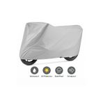 Moonrider Mondial wing 50 cc Gri Motosiklet Brandası Kalın Kumaş Su Geçirmez Premium Motor Branda