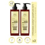 moonset Yıpranmış Saçlar Için Onarıcı Bakım Kolajen Keratin Içerikli Saç Bakım Şampuanı X 2 Adet