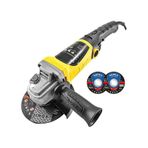 Moonshop 2800W Devir Ayarlı Avuç Içi Spiral Taşlama Makinesi 115-125 MM + 2 Adet Inox Disk