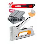 Moonshop 3 Fonksiyonlu Mekanik Professionel Büyük Zımba Makinesi Zımba Tel 5000 Pcs Zımba Te