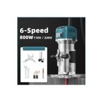 Moonshop 600 Watt Profesyonel Formika Traslama Freze Makinasi 6 Mm Pens 2 Yil Garantili Urun