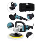 Moonshop Bakır Sargı Devir Ayarlı Polisaj Makinesi 1300 Watt 180mm 6 Kademeli Pasta Cila Kiti Hediye