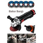 Moonshop Bakır Sargılı 115 Mm Metal Şanzıman Avuç Içi Taşlama Sprial Makinesi Ve 5 Taş Hediyeli