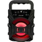 MOONSHOP Bluetooth Hoparlör Taşınabilir Ses Bombası Led Işıklı Extra Bass Ses Radyolu Speaker Sd Kart-usb